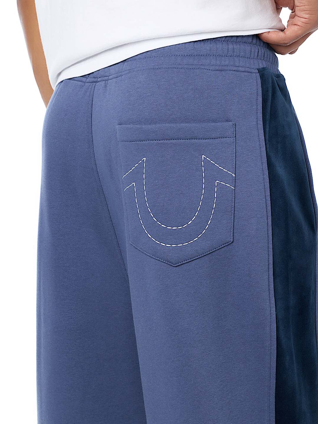 True Religion - Velour Logo Baggy Sweatpant