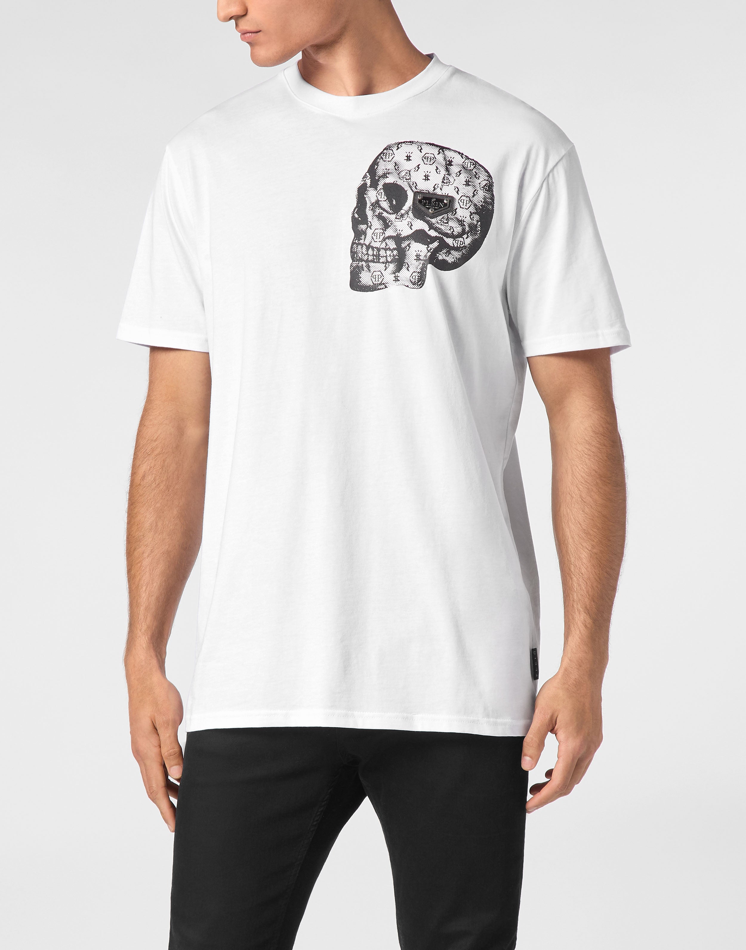PHILIPP PLEIN - T-shirt Round Neck SS Skull
