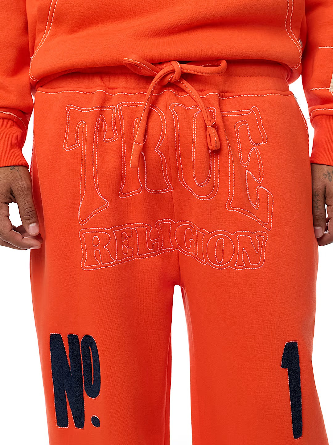 True Religion - No. 1 Logo Big T Sweatpant