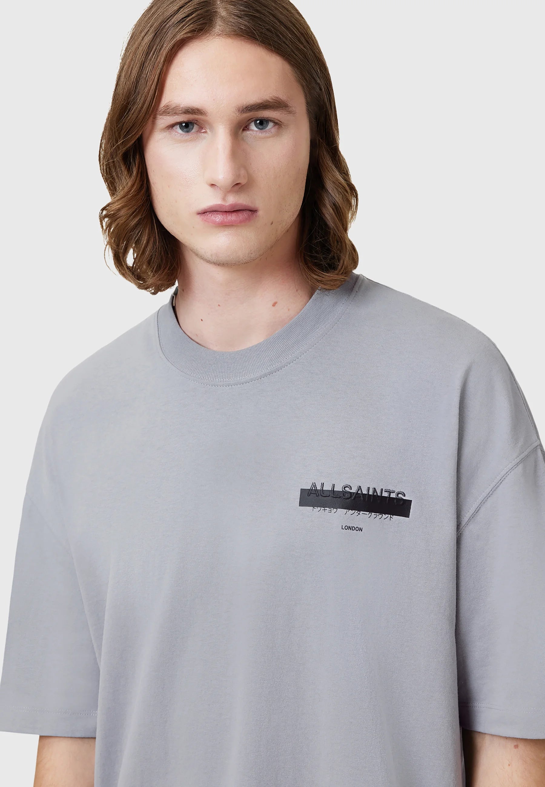 AllSaints - Redact Crew Print T-shirt