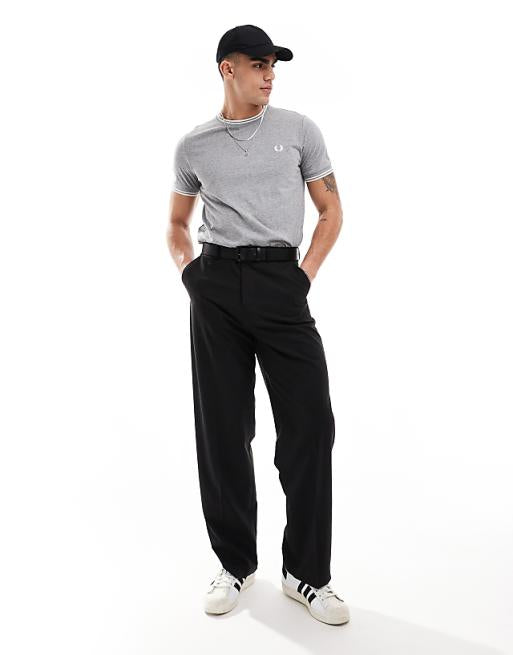 twin tipped t-shirt in grey