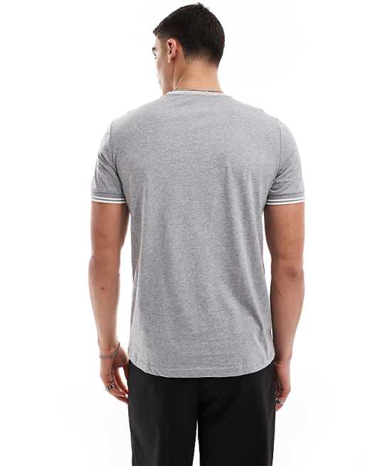 twin tipped t-shirt in grey