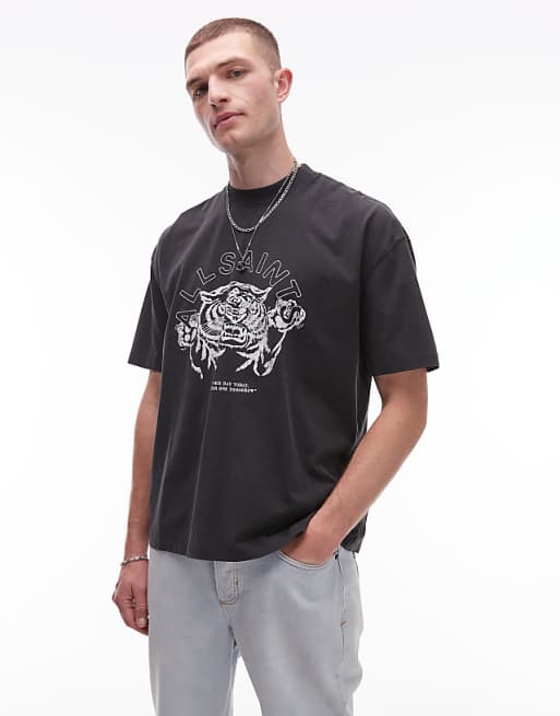 Better Days T-Shirt In Washed Black