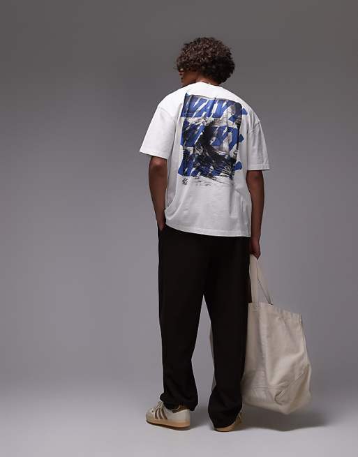 Wavy T-Shirt In Chaik White