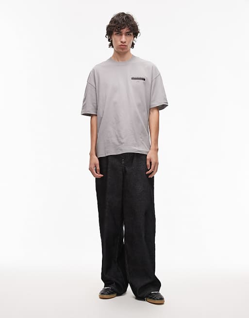 Redact t-shirt in halfpipe grey