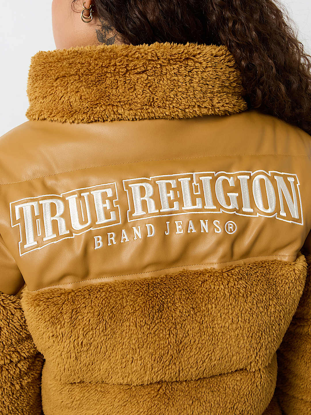 True Religion - EMBROIDERED SHERPA JACKET