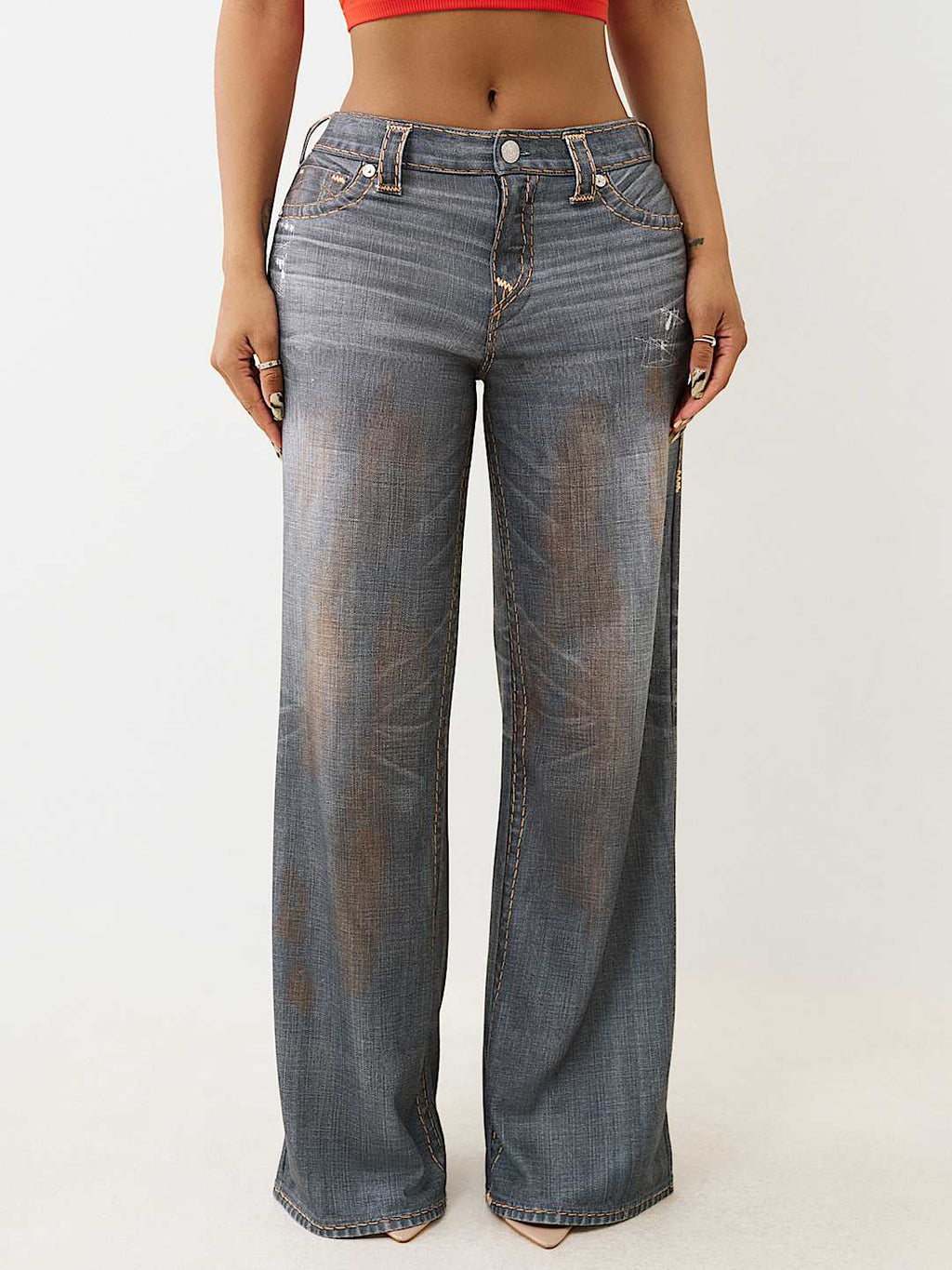 True Religion - BOBBI TERRY SUPER T BAGGY PANT