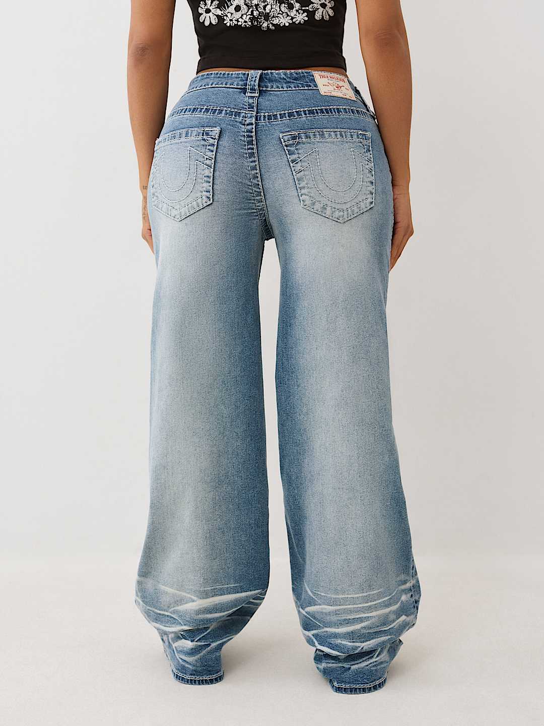 True Religion - BOBBI MID RISE BIG T BAGGY JEAN