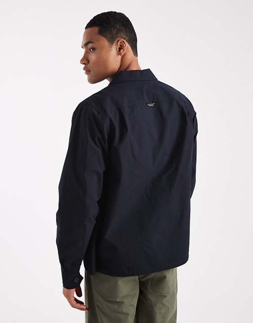 Fred Perry - Poplin Overshirt In Black