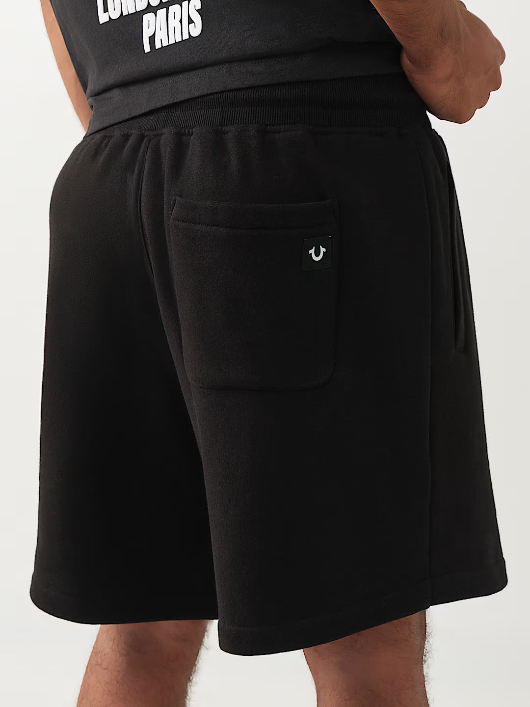 True Religion - Chrome Logo Loose Fleece Short