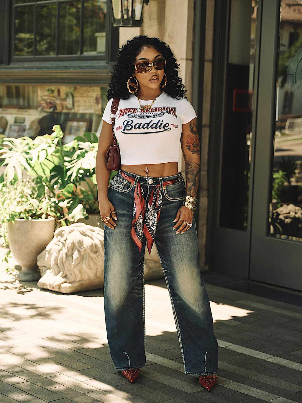 True Religion - BAILEY SUPER QT BARREL JEAN