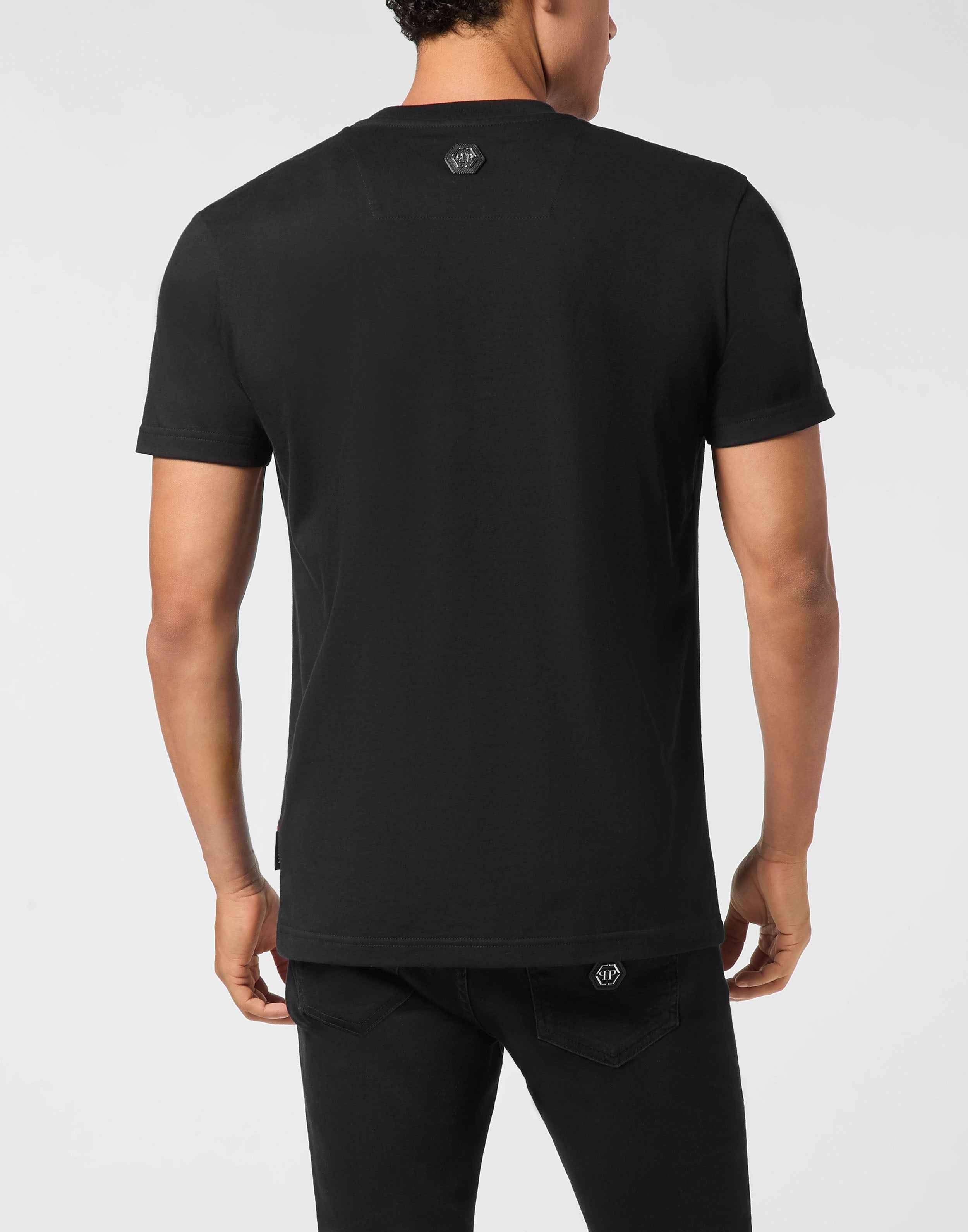 PHILIPP PLEIN - Round Neck T-Shirt Plein Deluxe Stones