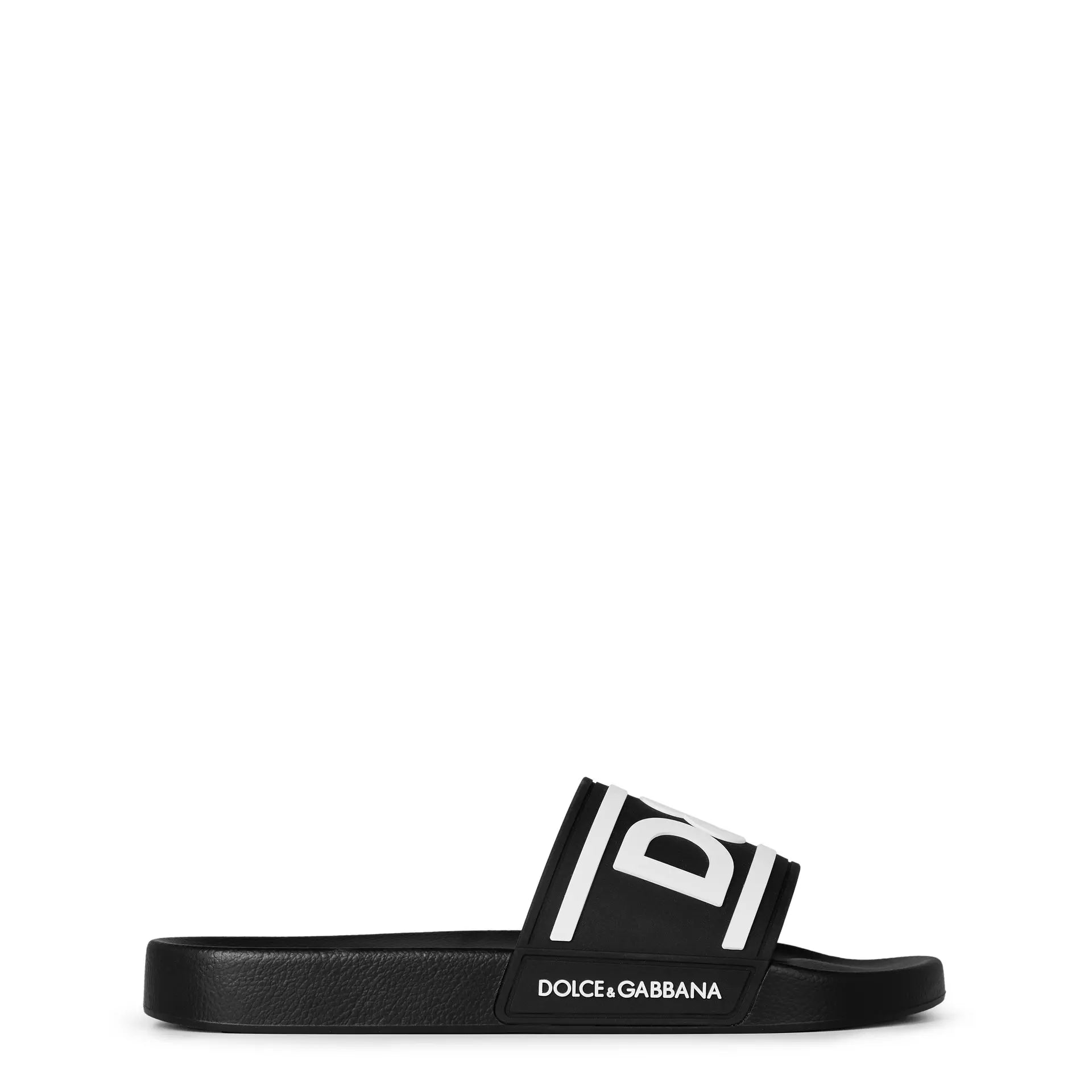 Dolce and Gabbana - Men's Monogram Rubber Slides