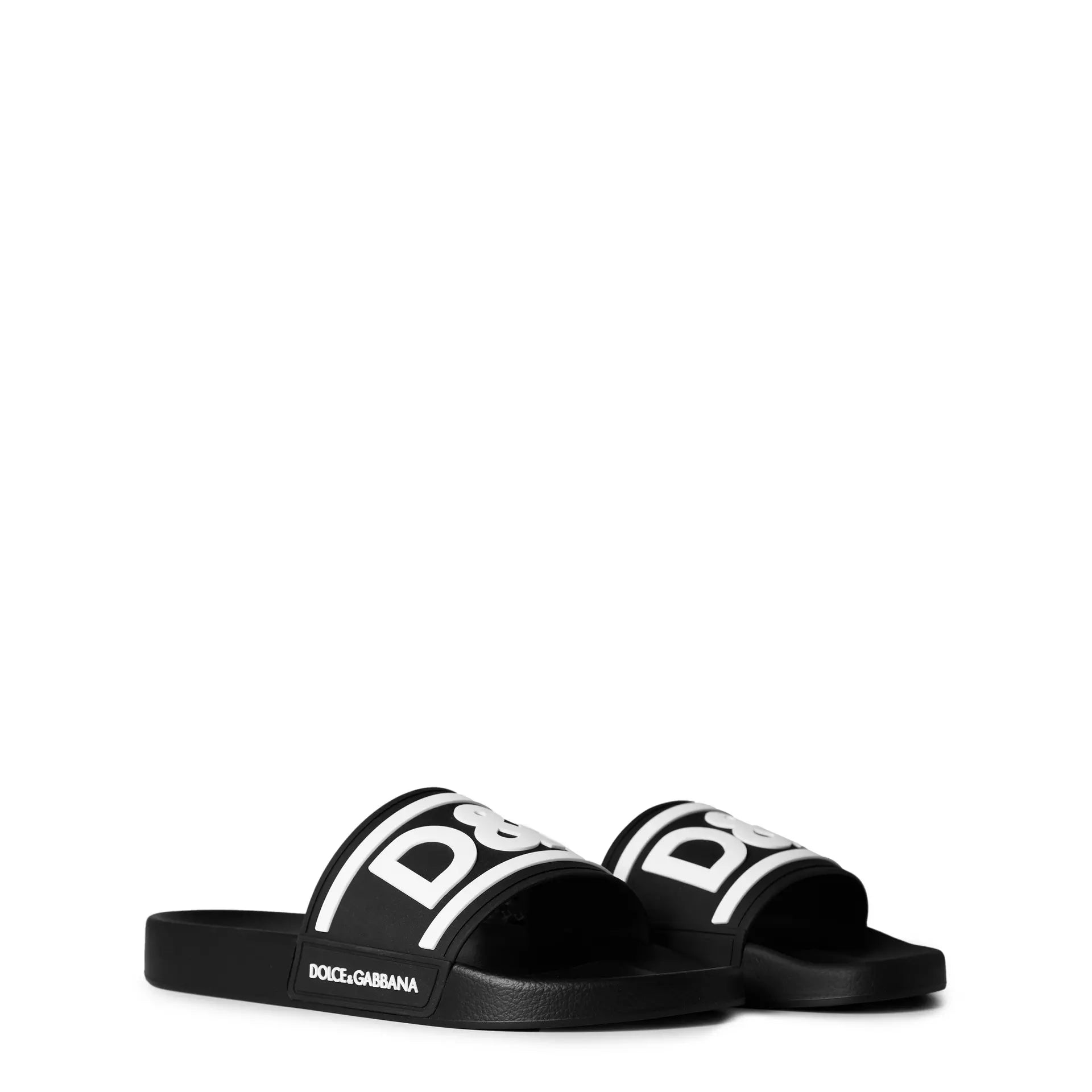 Dolce and Gabbana - Men's Monogram Rubber Slides