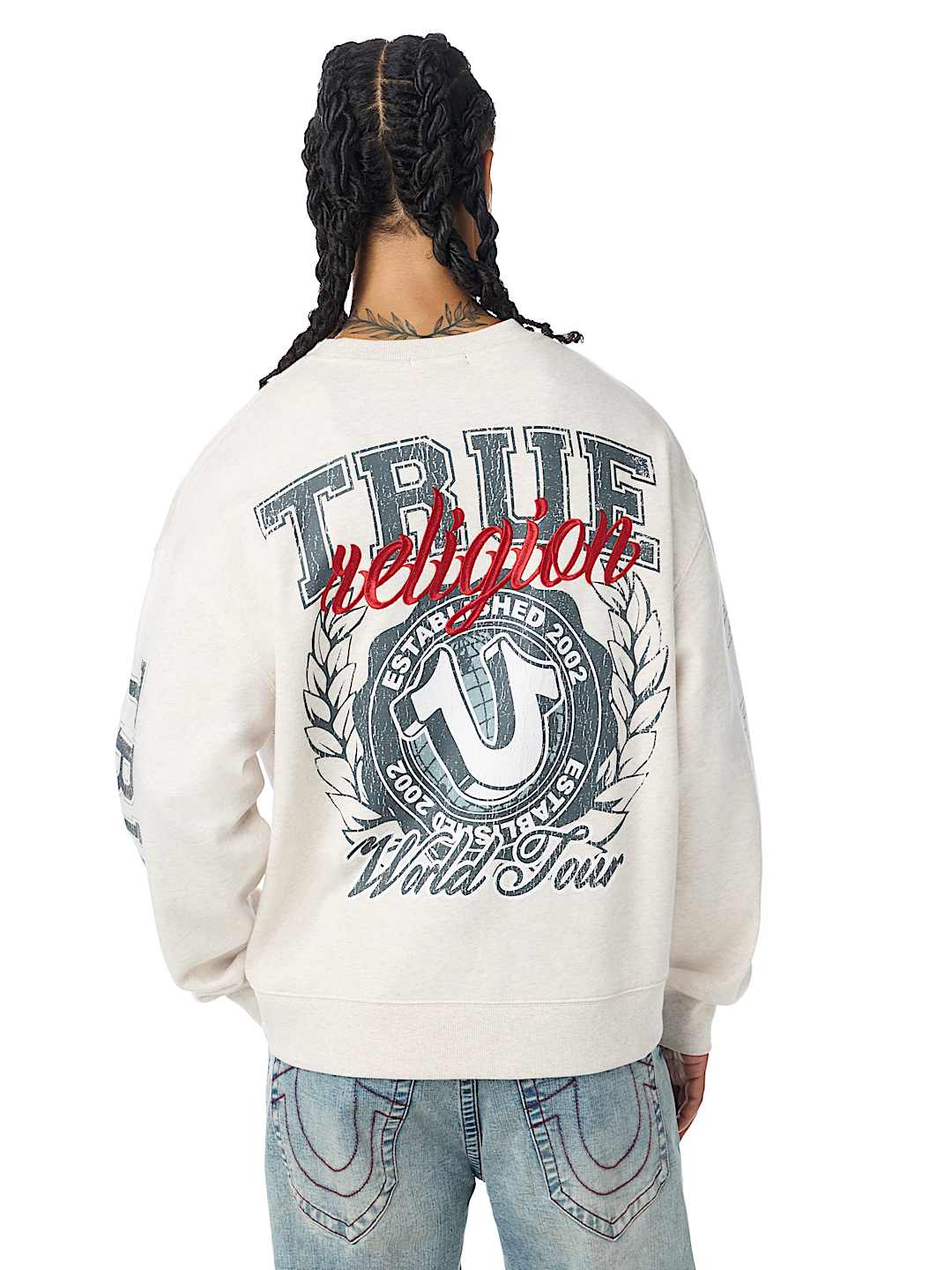 True Religion - Horseshoe Crest Relaxed Crewneck