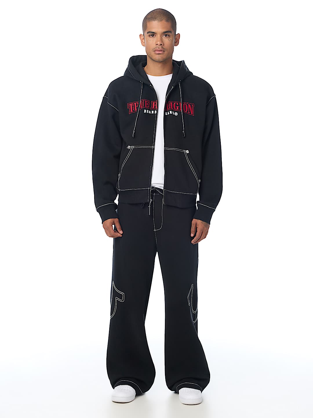 True Religion - Big T Horseshoe Baggy Sweatpant
