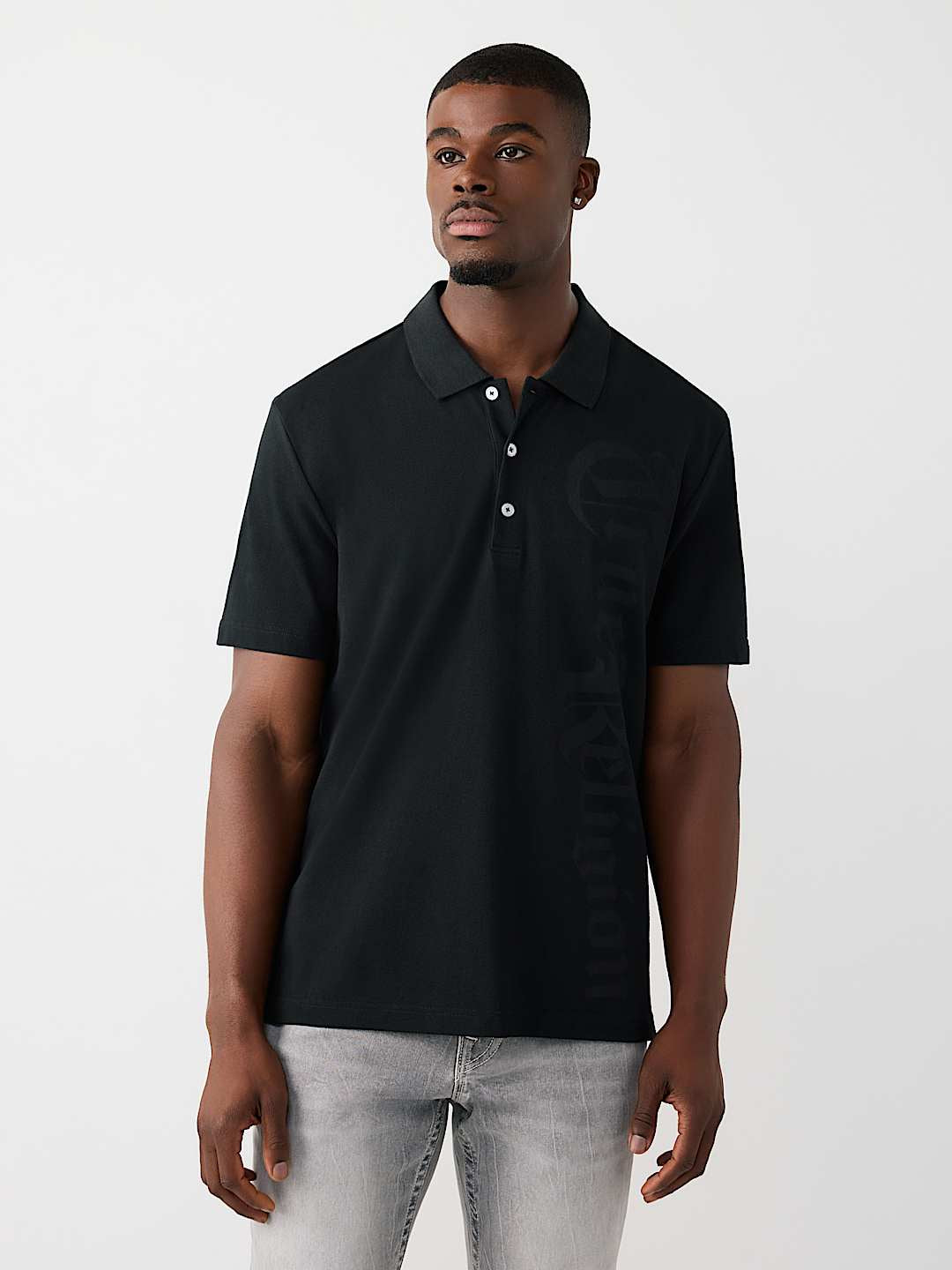 True Religion - Logo Piqué Polo Shirt