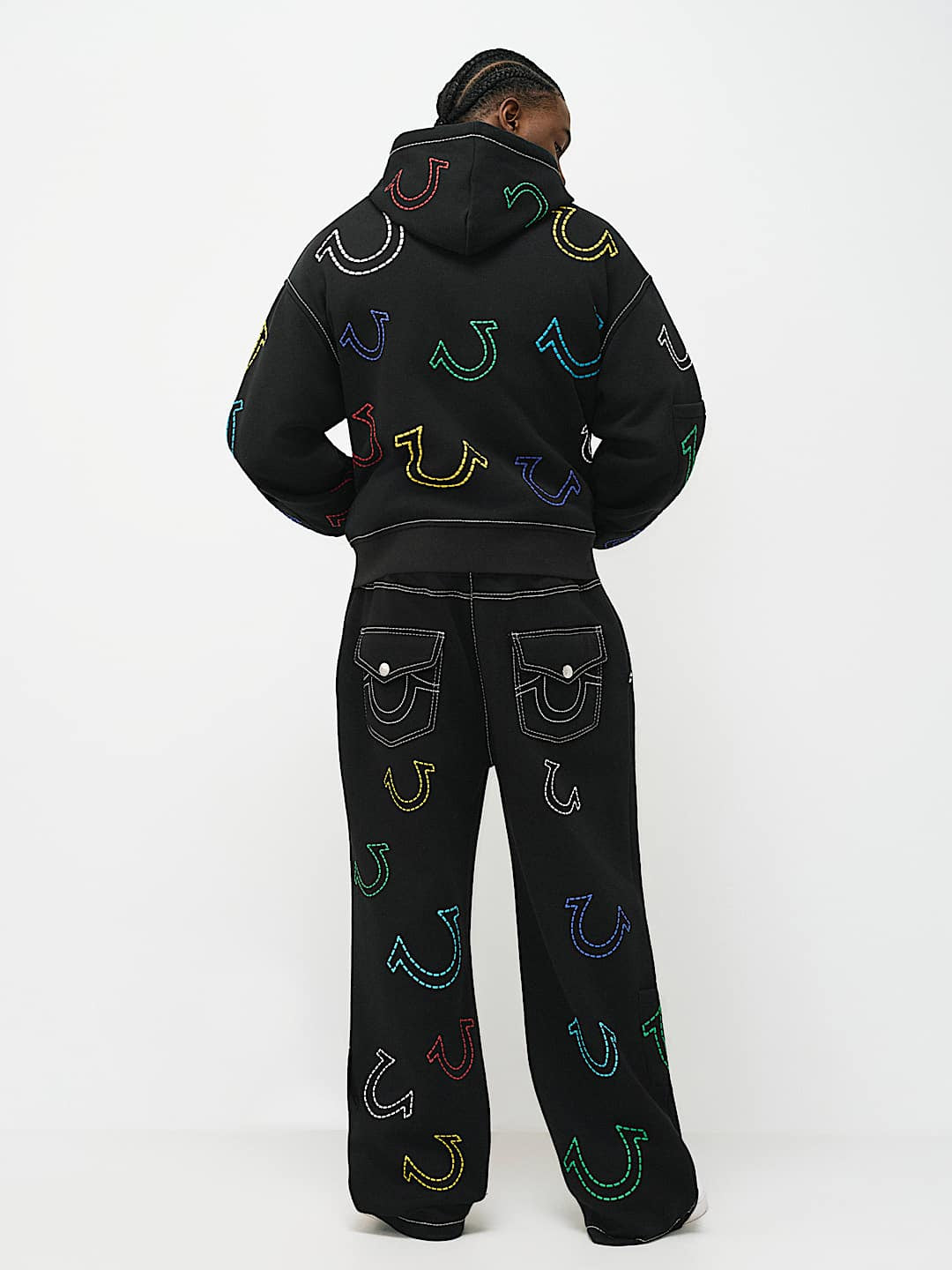 True Religion - Horseshoe Big T Baggy Sweatpant