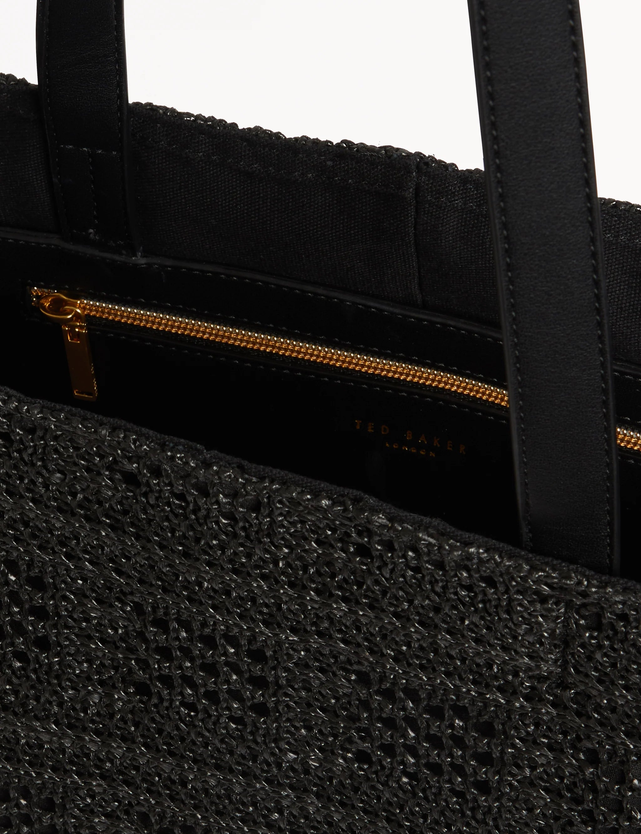 Ted Baker London - PERIIEE Woven Straw Large Folding Shopper Bag