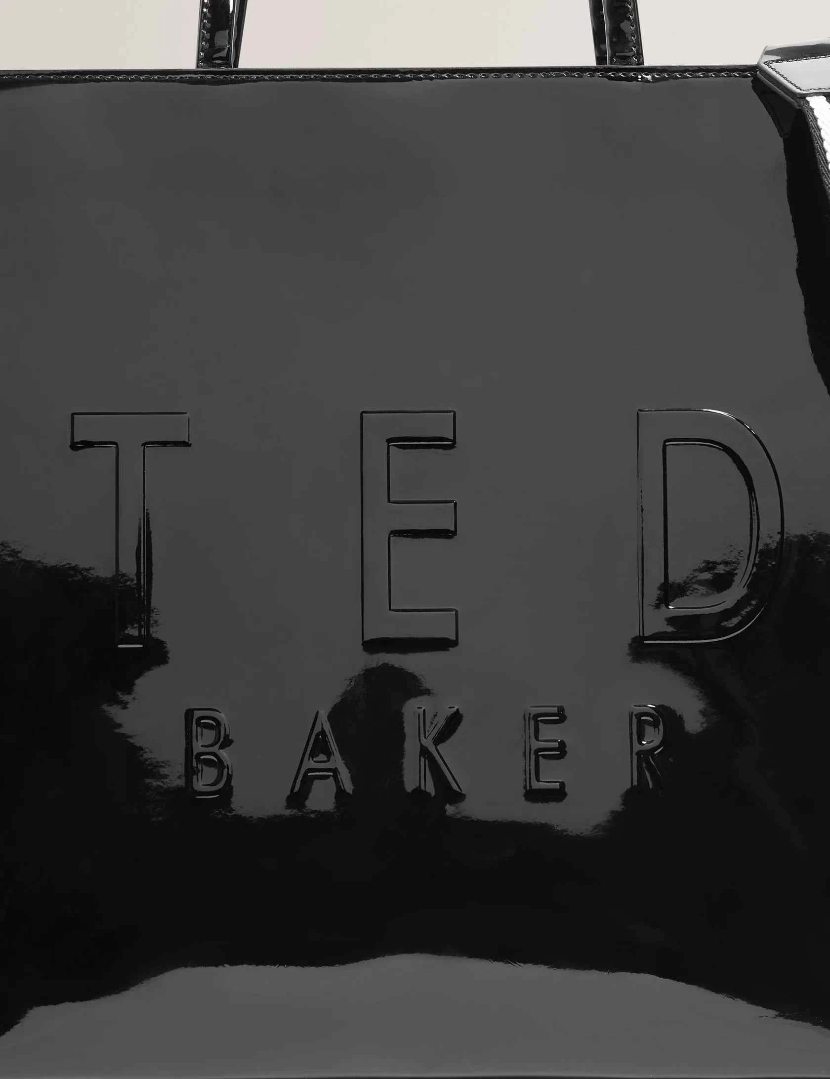 Ted Baker London - ICONNY Patent Webbing Strap Large Icon Tote Bag
