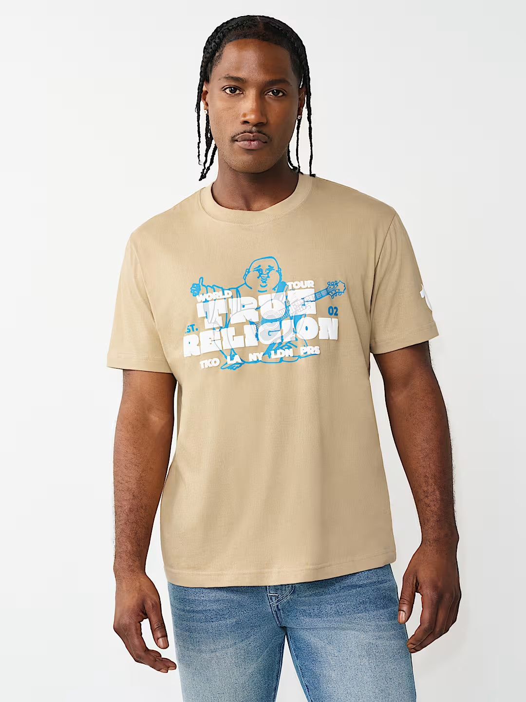 True Religion - Logo Blocky Puff Tee