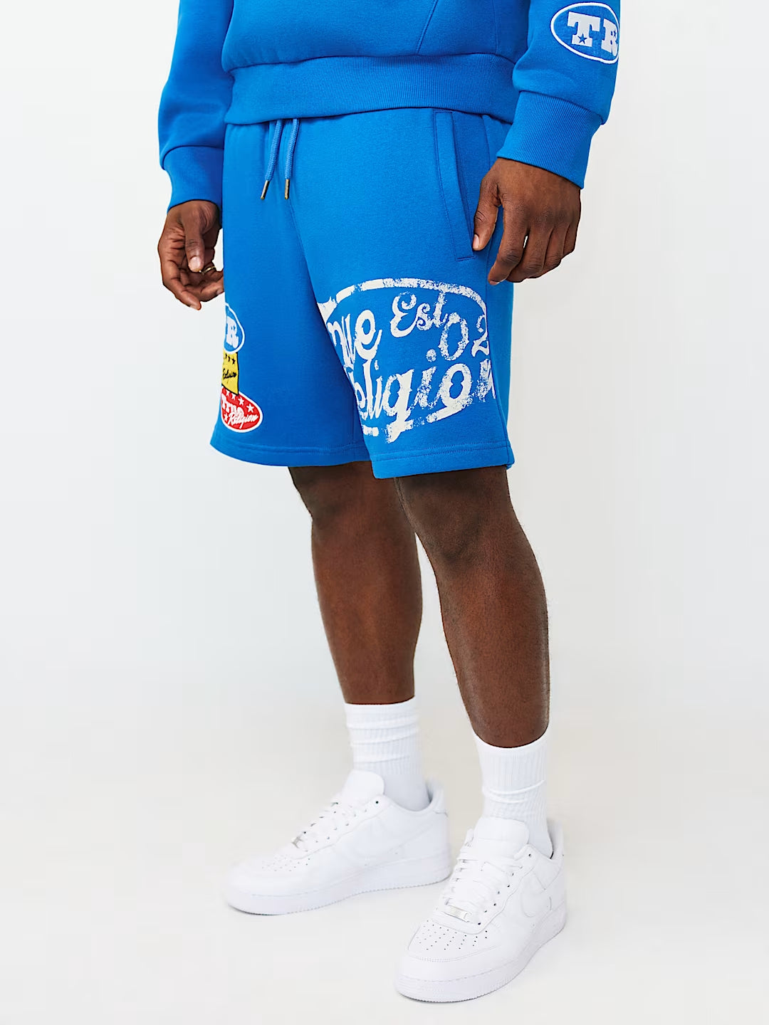 True Religion - Logo Patch Sweatshort