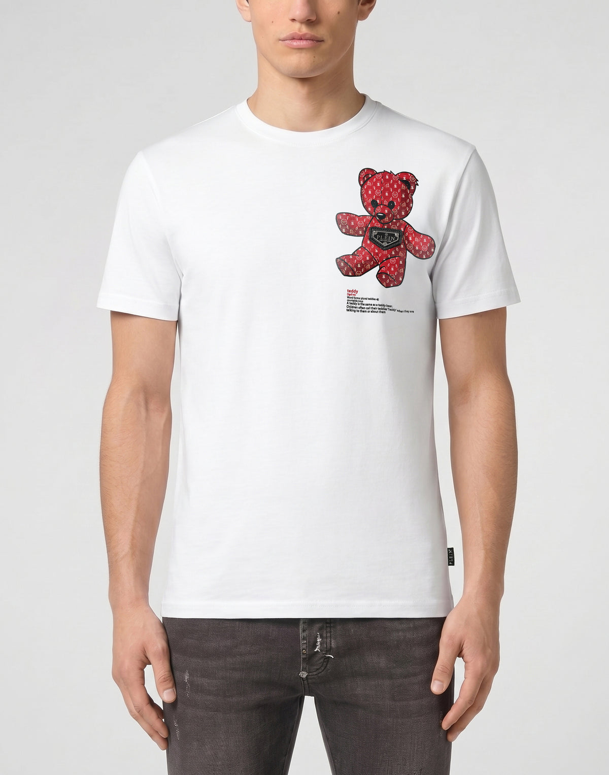 PHILIPP PLEIN - Jersey T-Shirt Teddy Chest