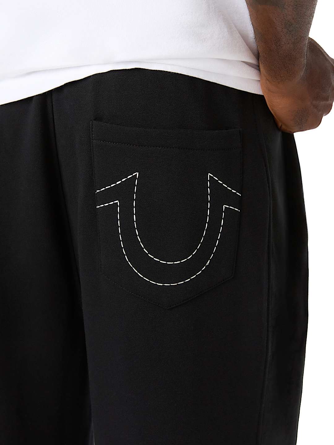 True Religion - Velour Logo Baggy Sweatpant