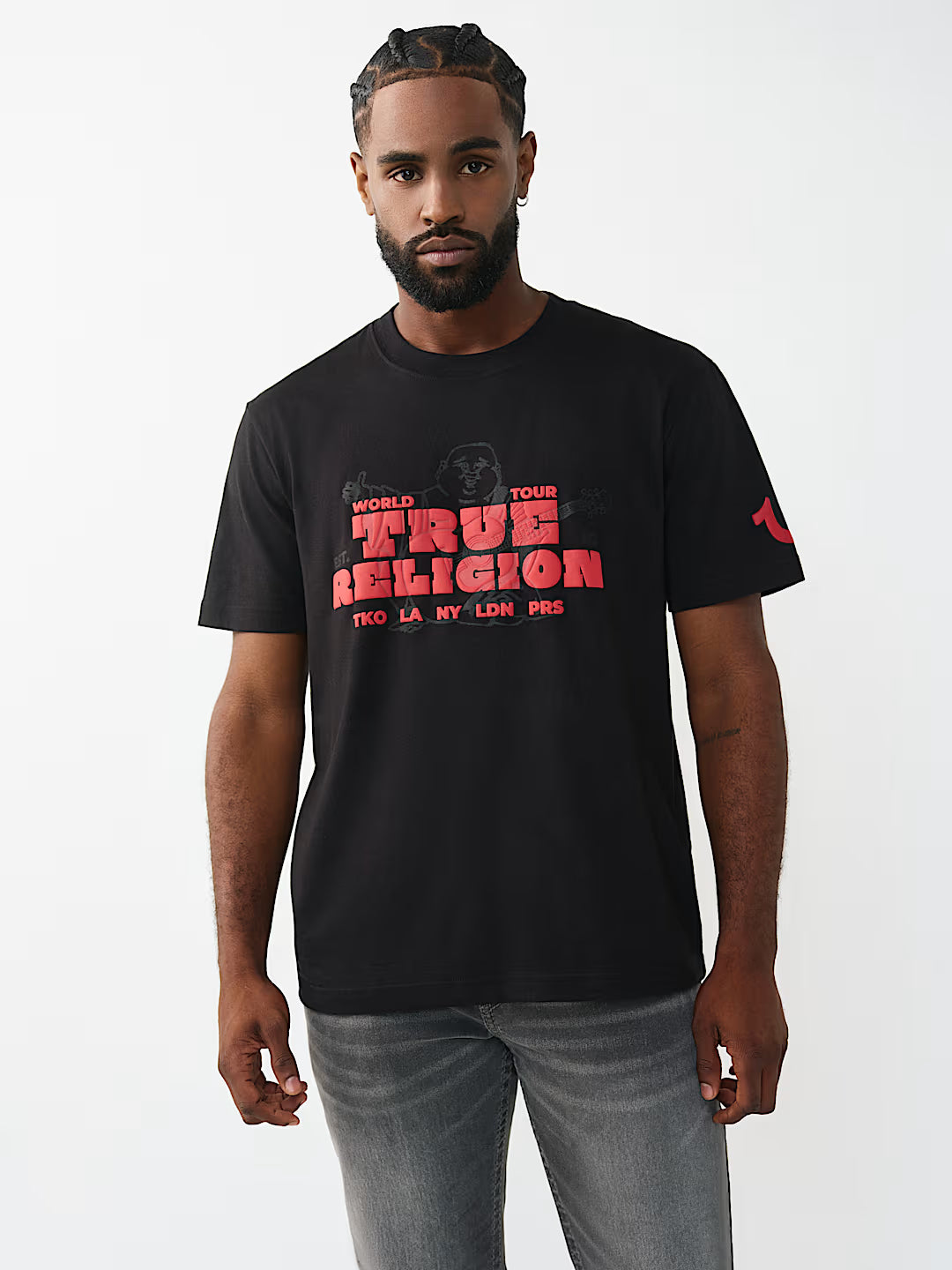 True Religion - Logo Blocky Puff Tee