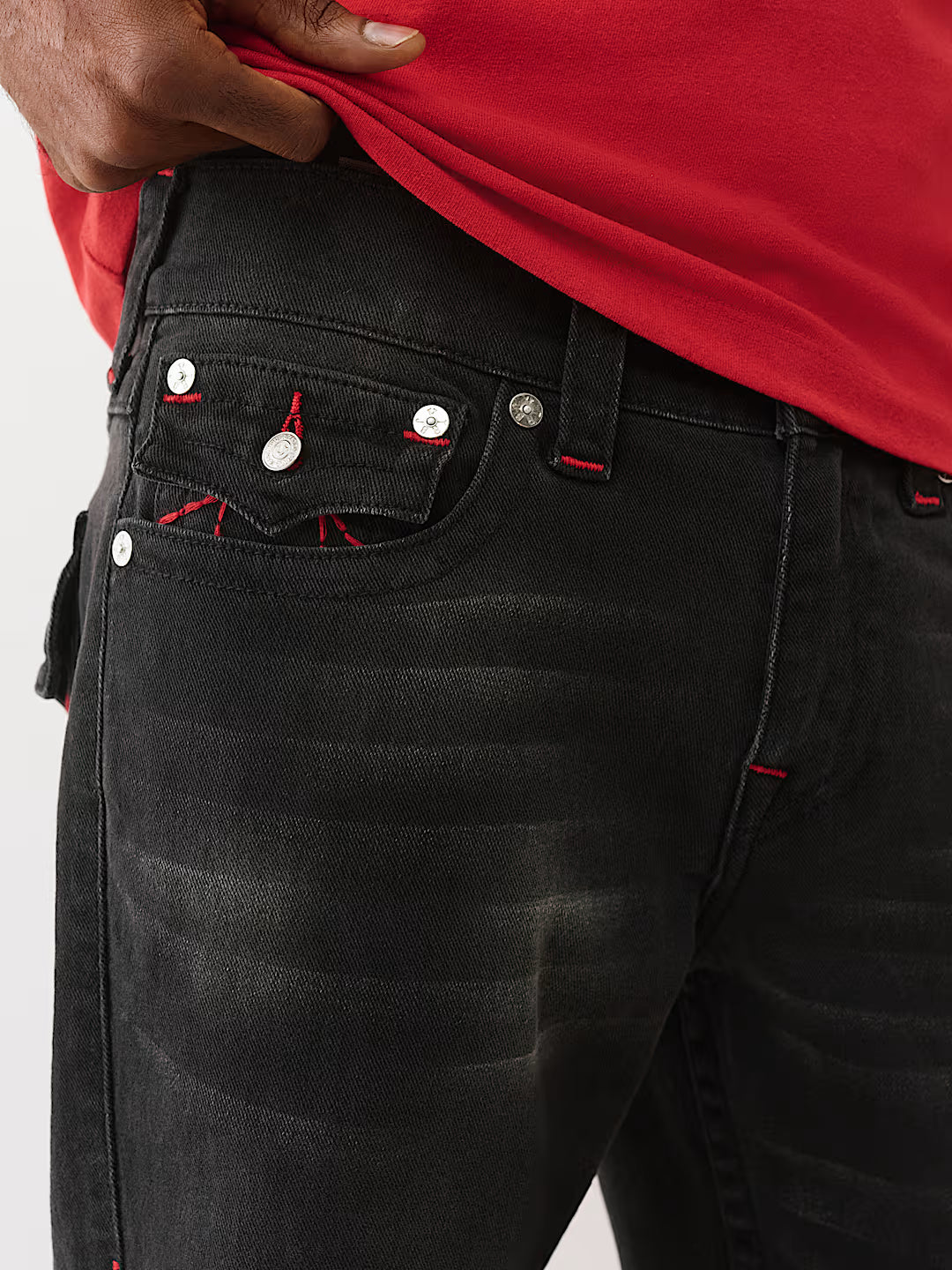 True Religion - Ricky Super T Flap Straight Jean 34