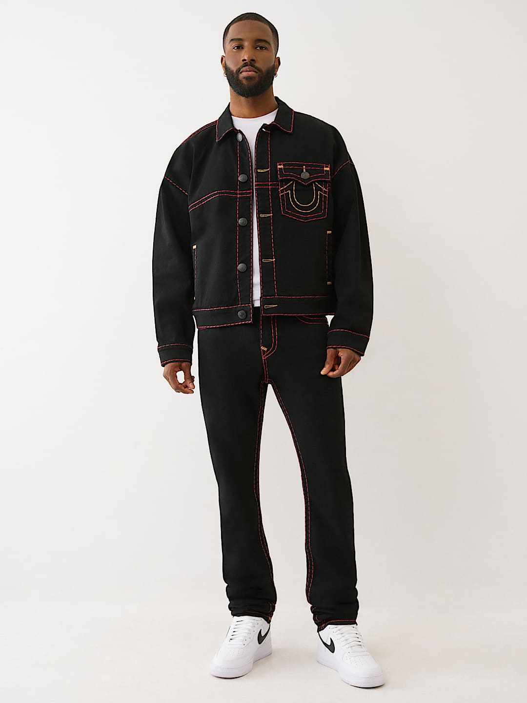 True Religion - Rocco Stacked Super T Flap Skinny Jean