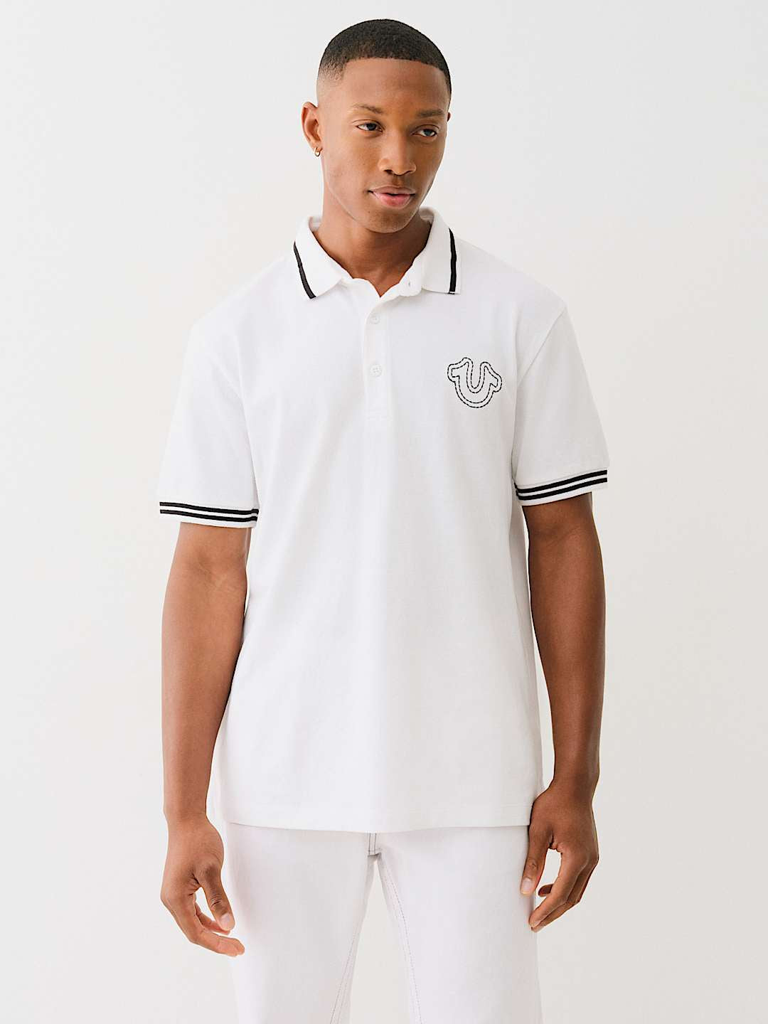 True Religion - Big T Horseshoe Polo Shirt