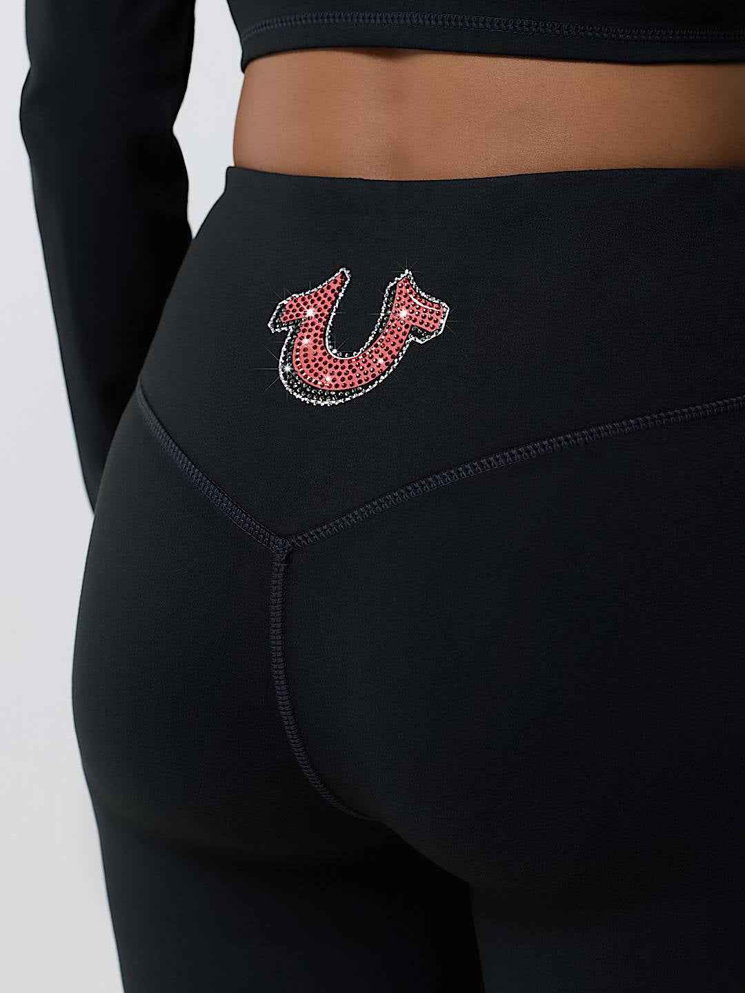 True Religion - Crystal Mid Rise Booty Perfector Legging