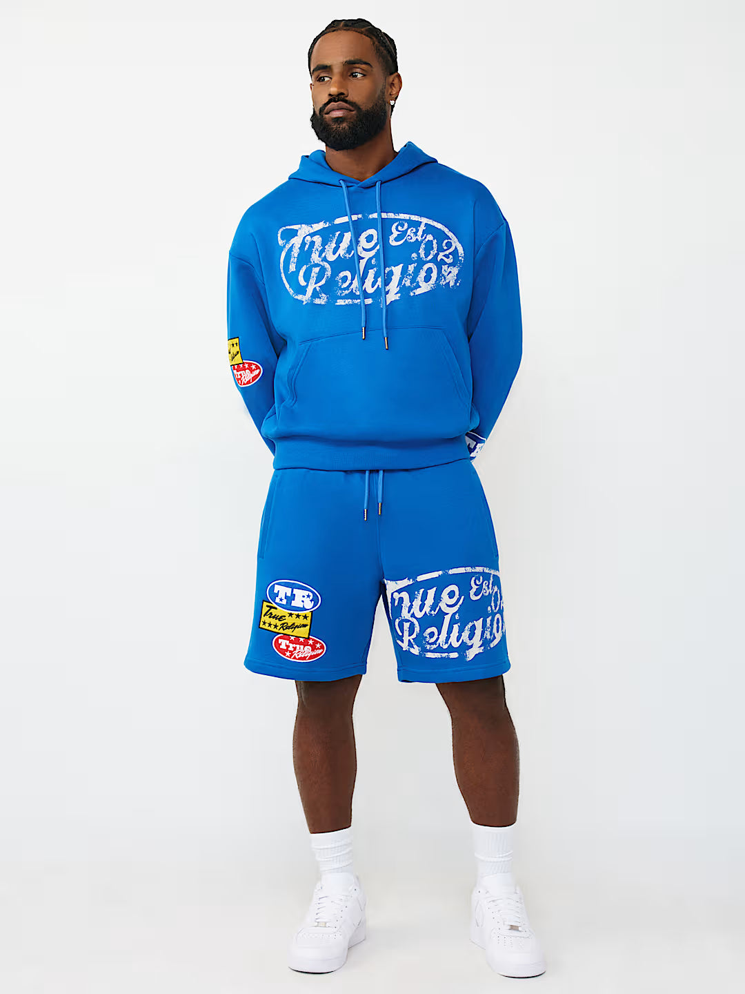 True Religion - Logo Patch Sweatshort