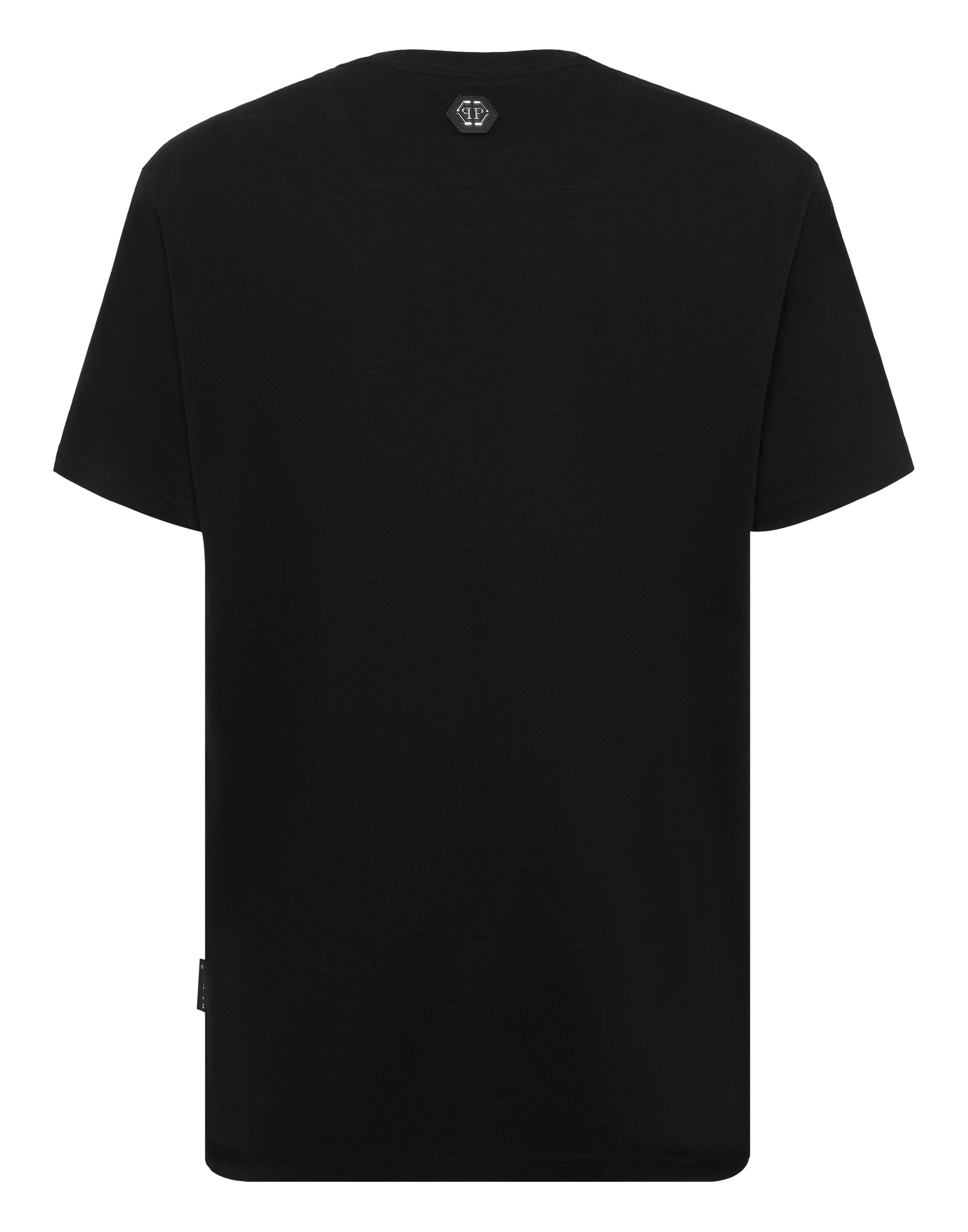 PHILIPP PLEIN - Round Neck T-Shirt Crystal Eagle Mini