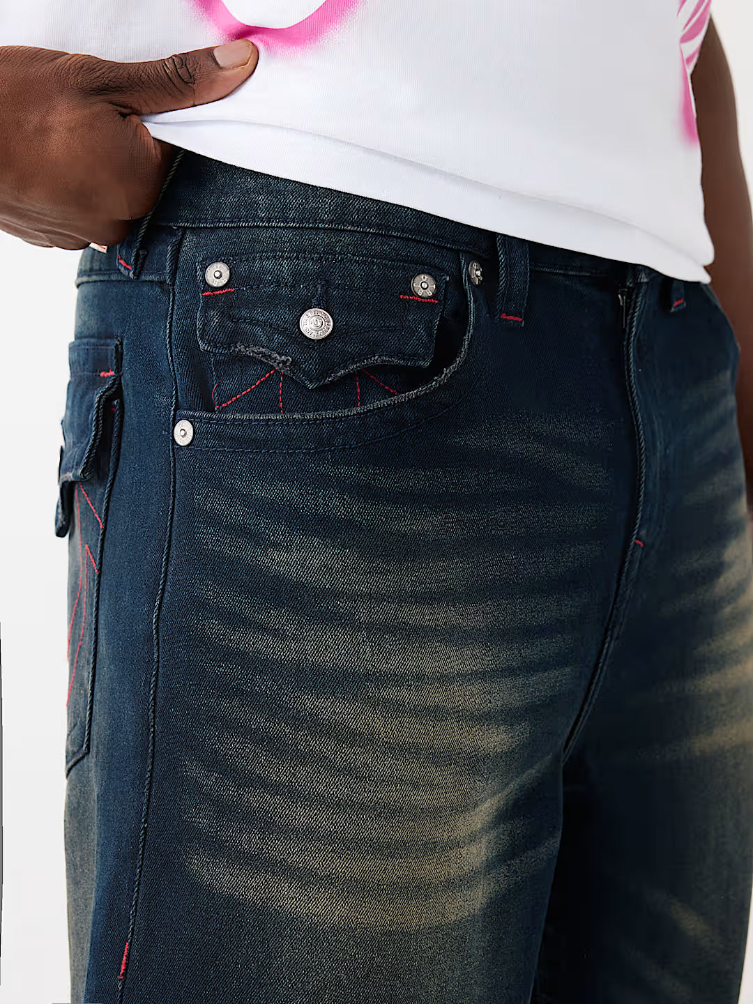 True Religion - Vinny Flap Ultra Baggy Jean