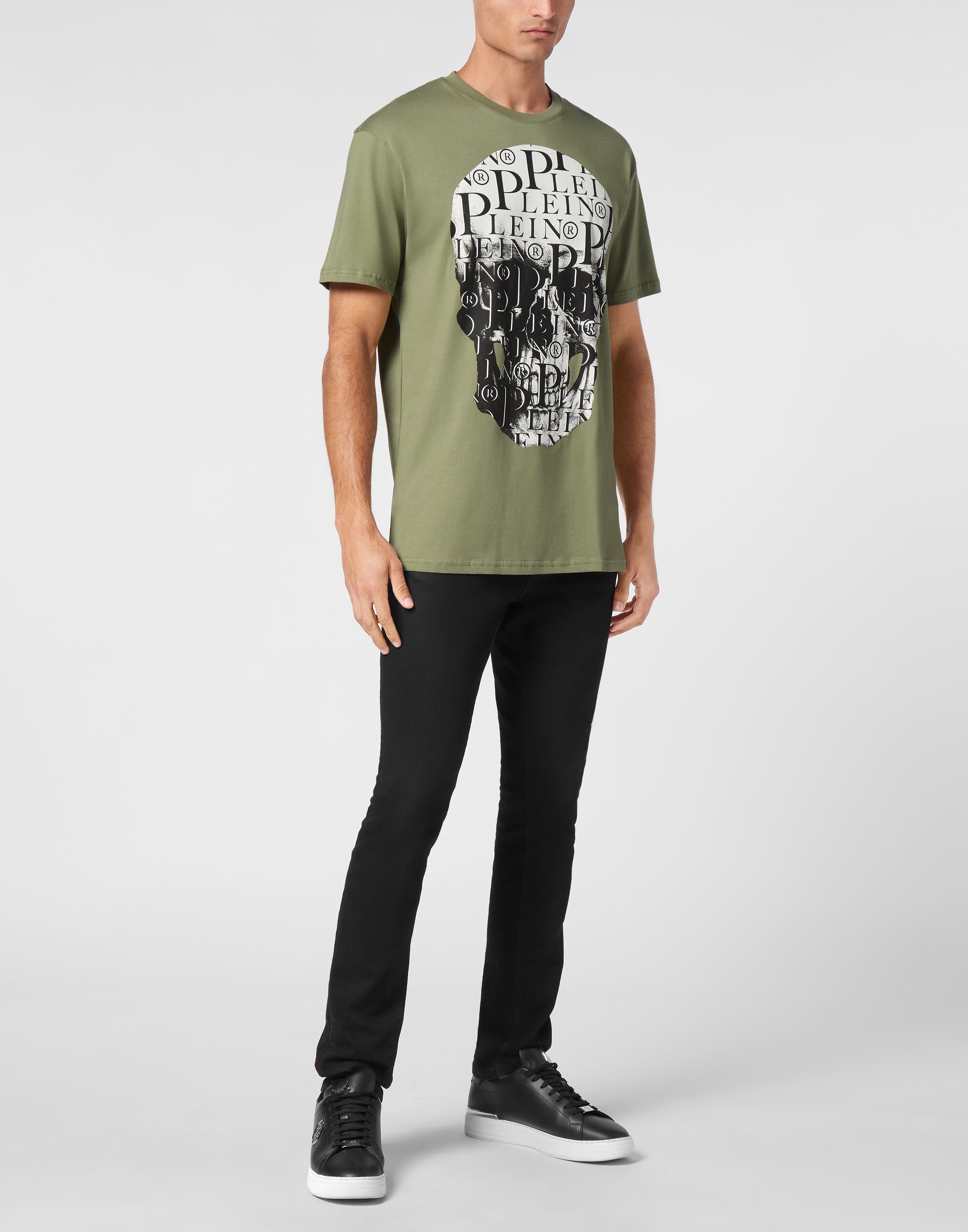 PHILIPP PLEIN -  T-shirt Round Neck SS Print Skull