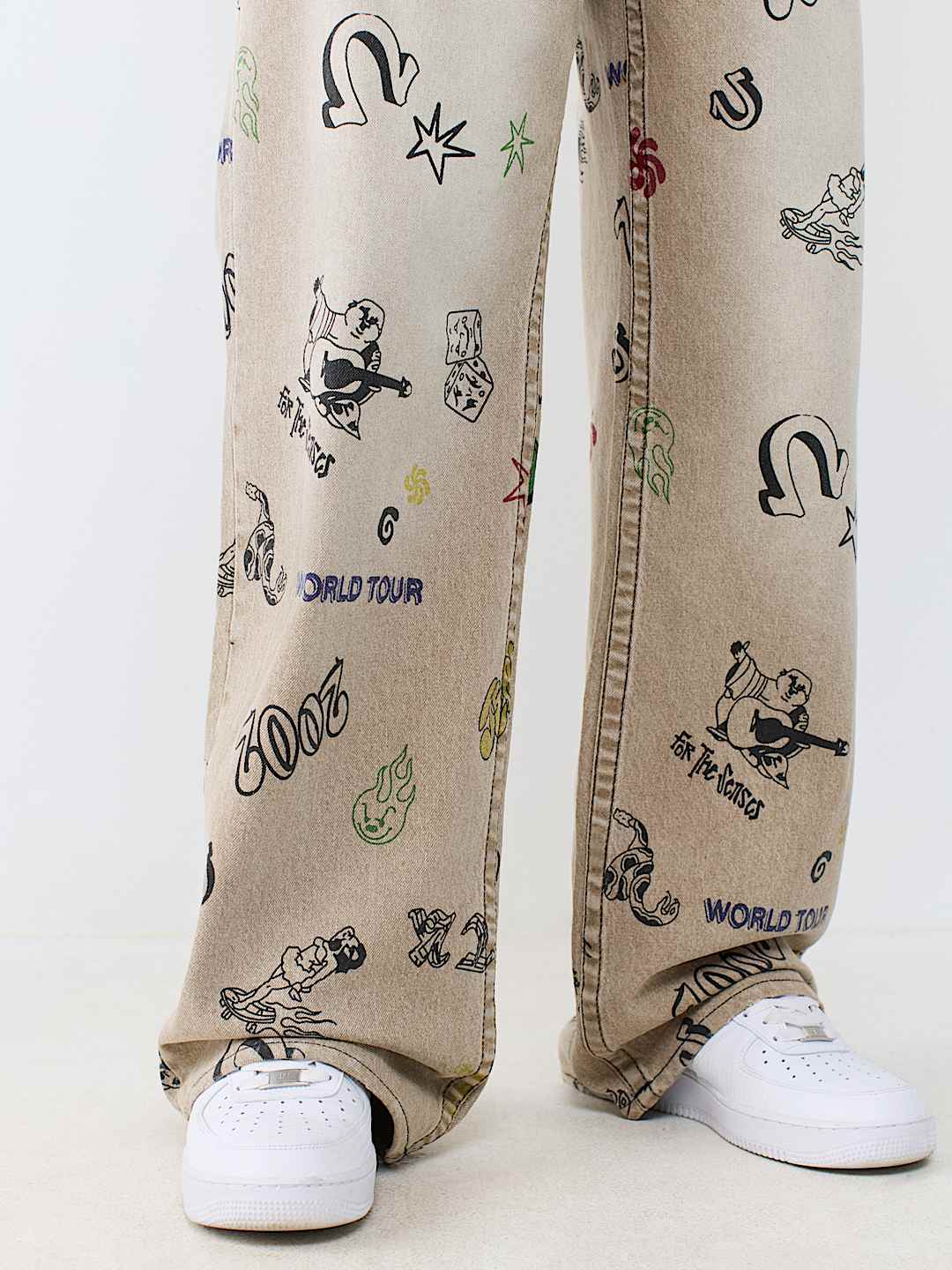 True Religion - Vinny Doodle Flap Ultra Baggy Jean 34"