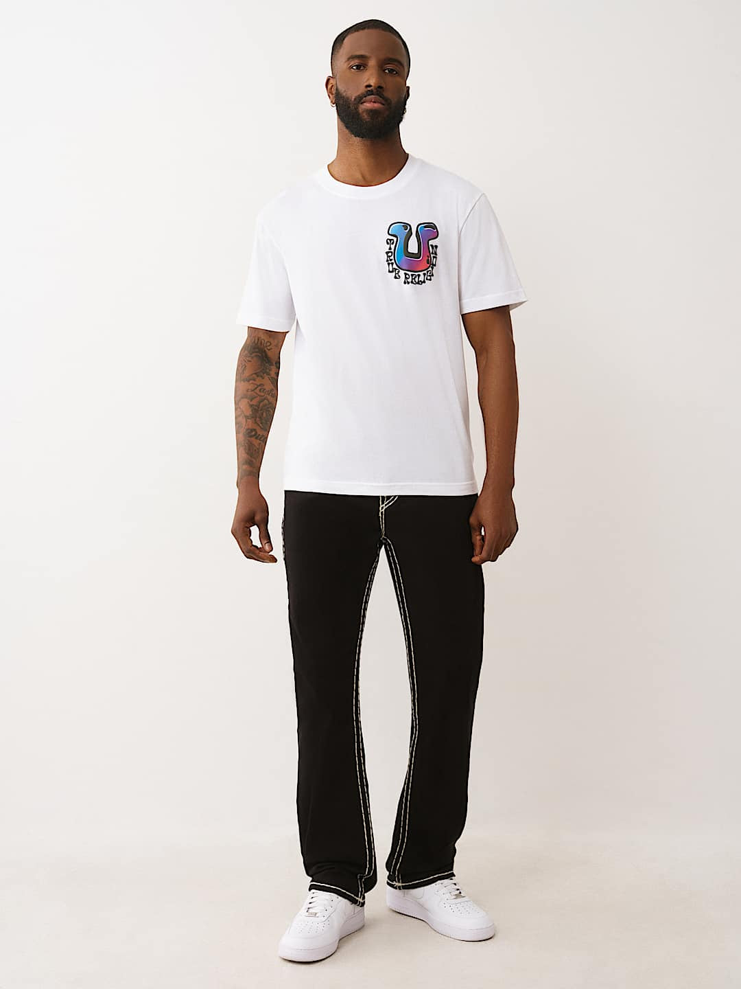 True Religion - Buddha Drip Oversized Tee