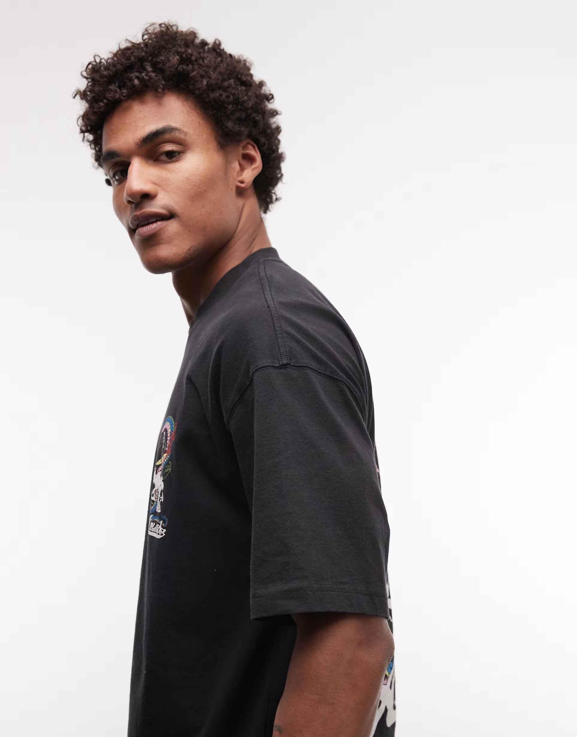 AllSaints - Snakepit graphic logo t-shirt with back print