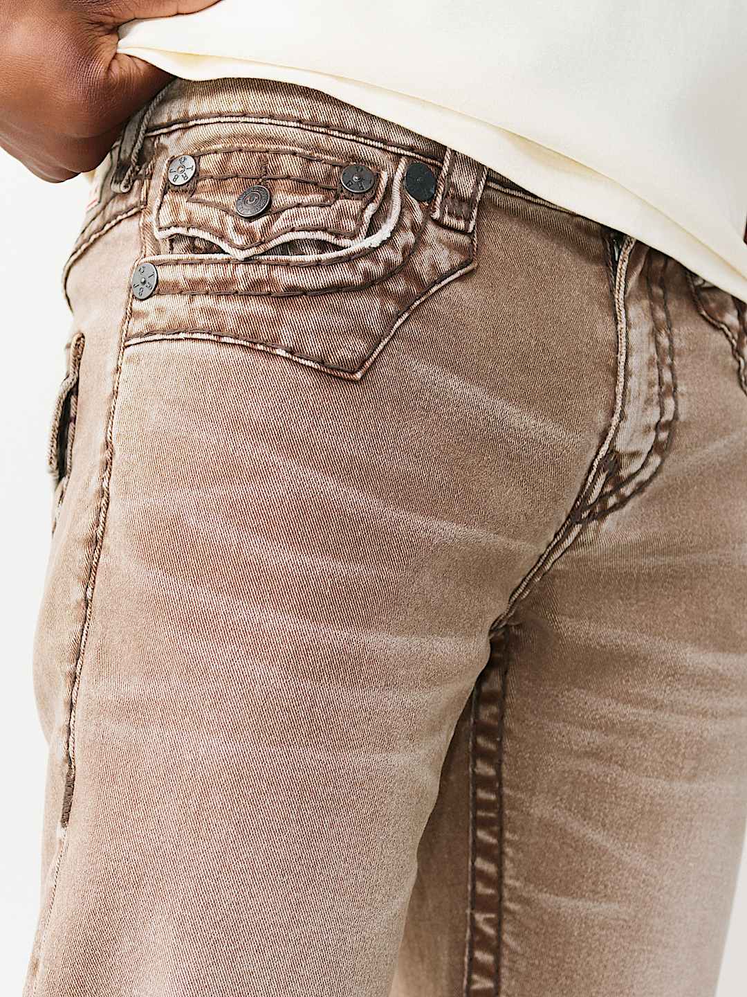 True Religion - Ricky Super T Jimmy Flap Straight Jean 34"