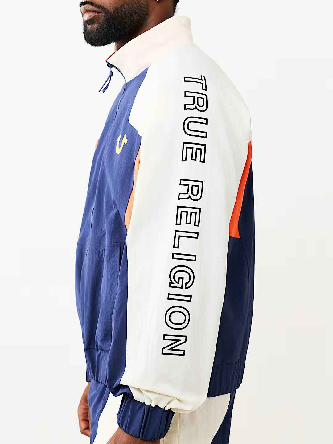 True Religion - Colorblock Nylon Track Jacket