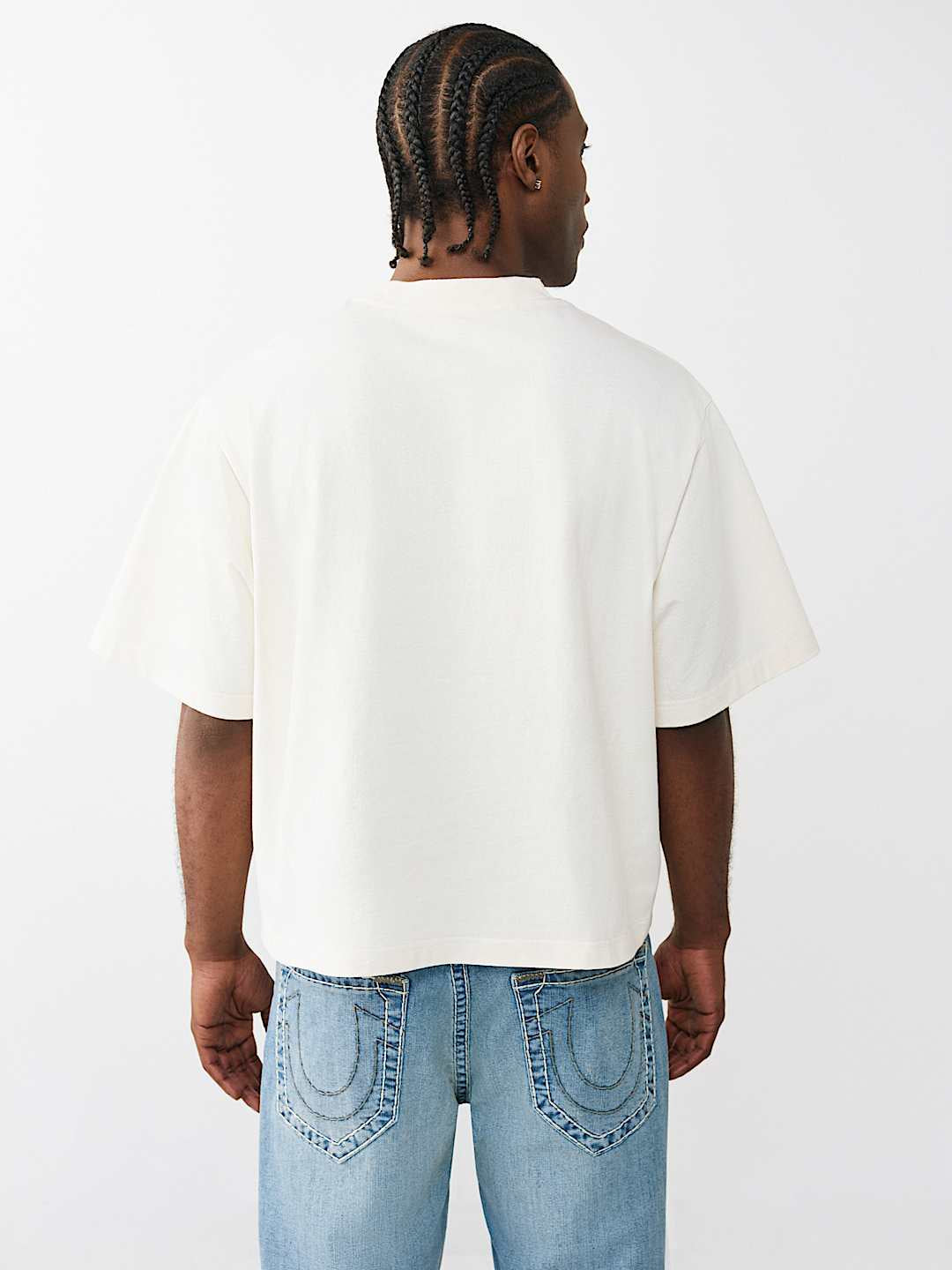 True Religion - Multi Logo Heavyweight Boxy Tee