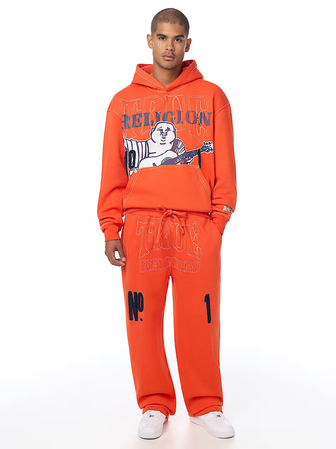 True Religion - No. 1 Logo Big T Sweatpant