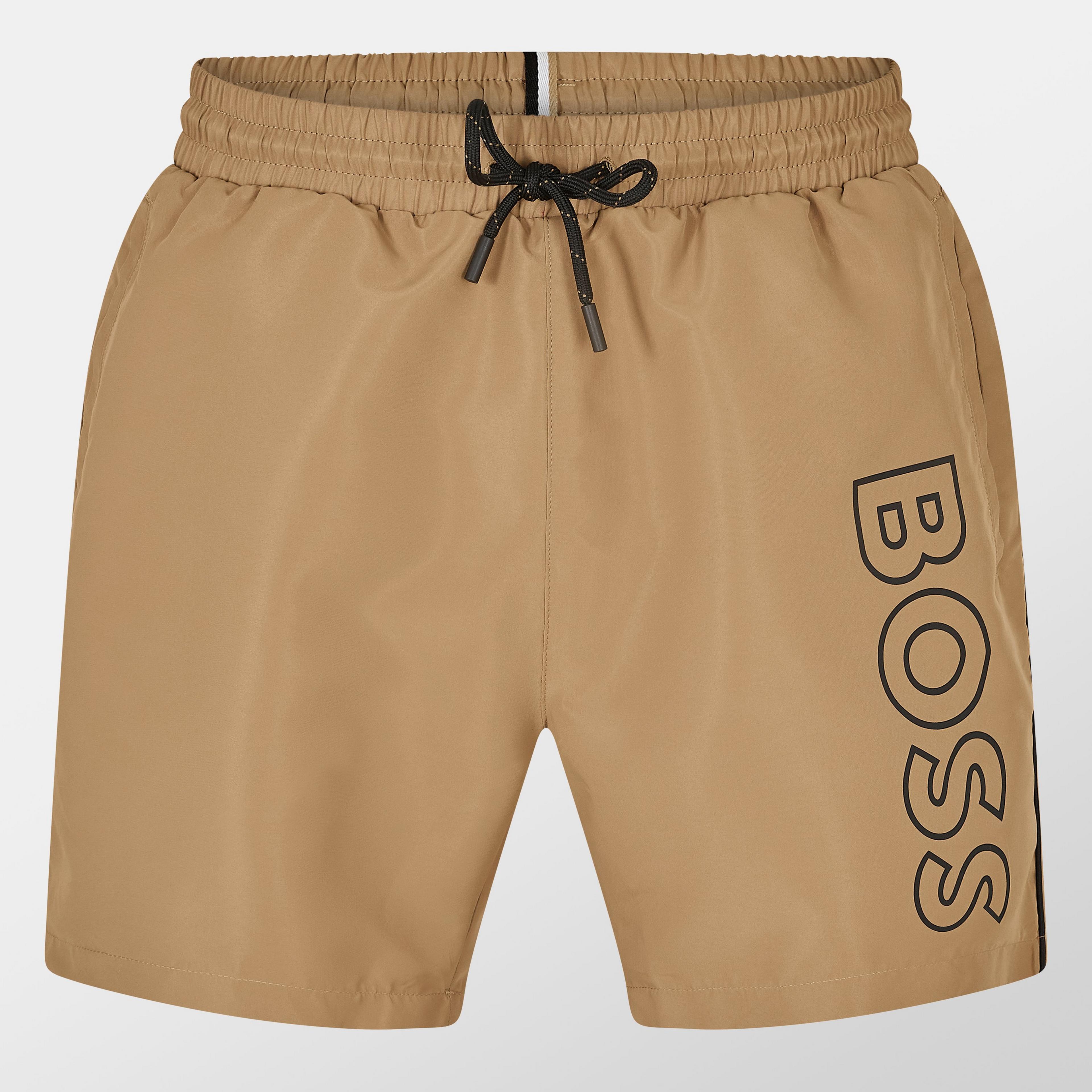 BOSS - Mens BOSS Swim Shorts with Logo Detail (Stormfish)