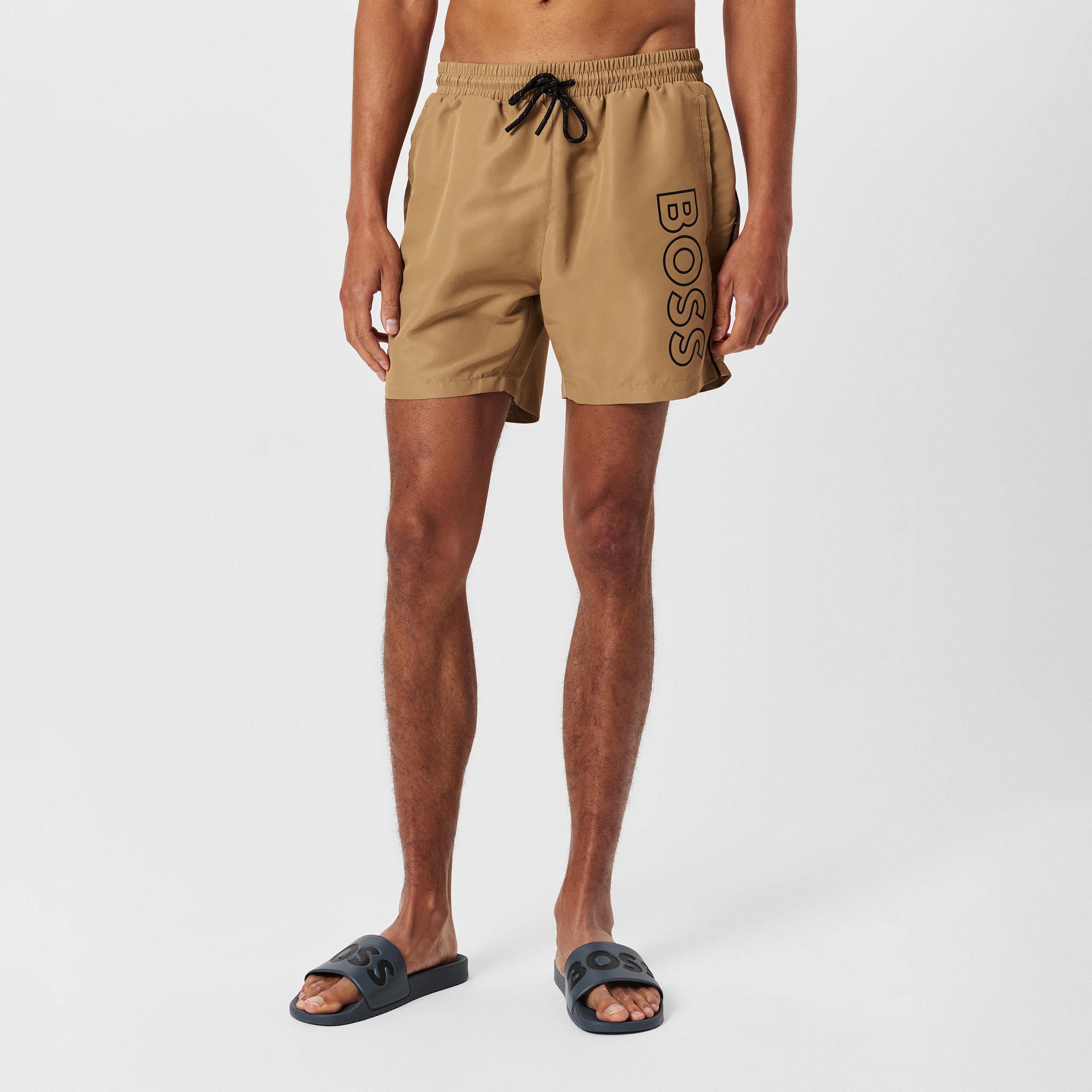 BOSS - Mens BOSS Swim Shorts with Logo Detail (Stormfish)