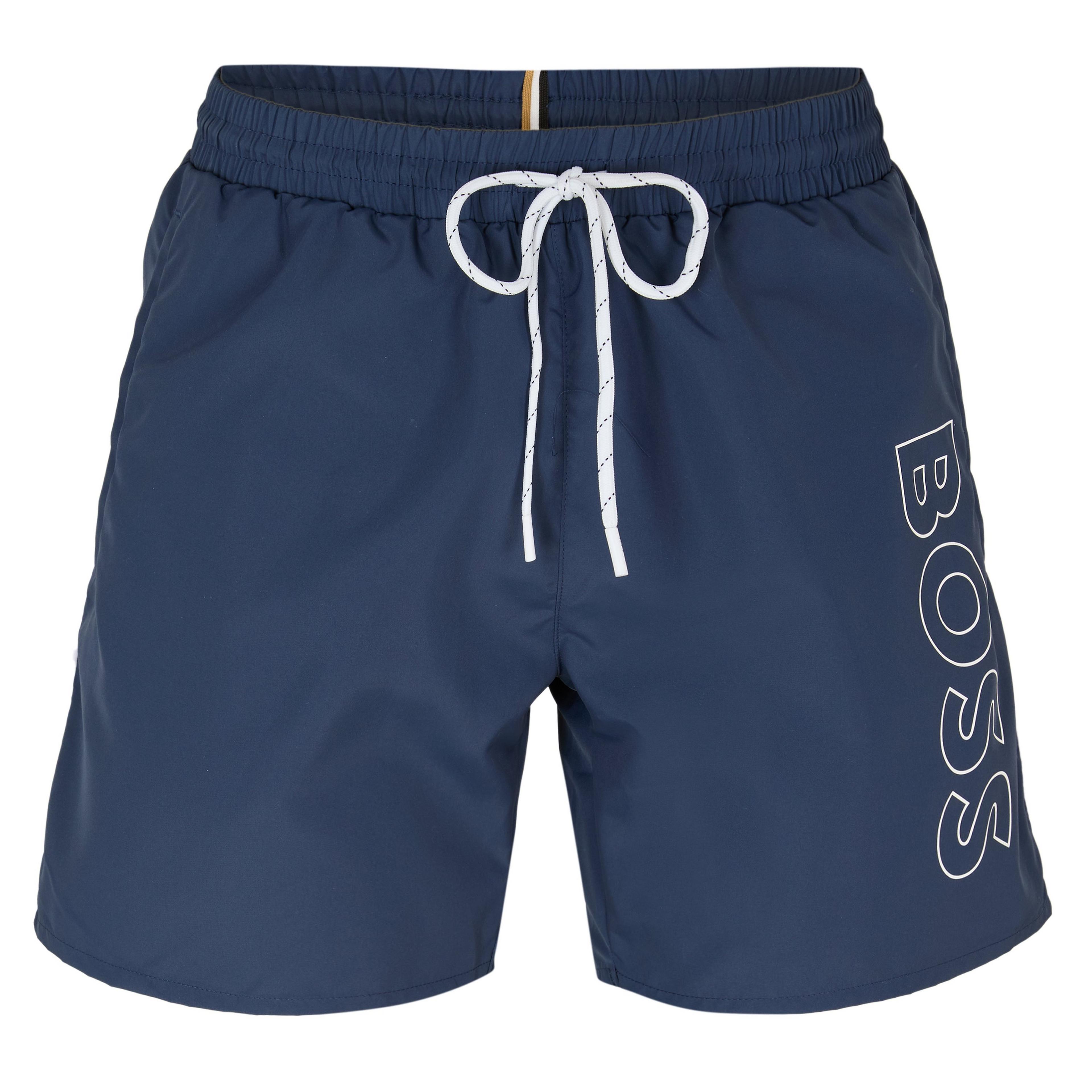 BOSS - Mens BOSS Swim Shorts with Logo Detail (Stormfish)