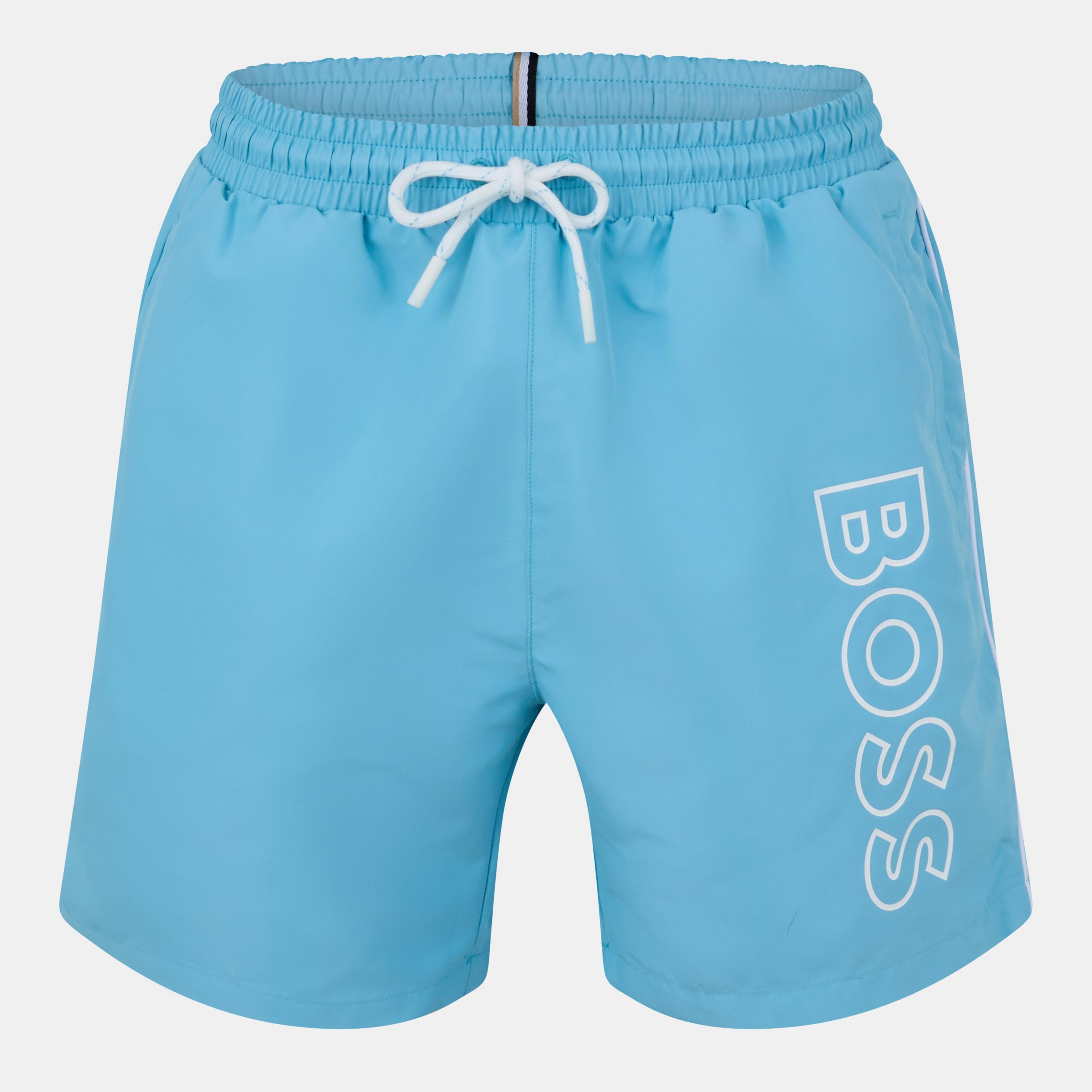 BOSS - Mens BOSS Swim Shorts with Logo Detail (Stormfish)