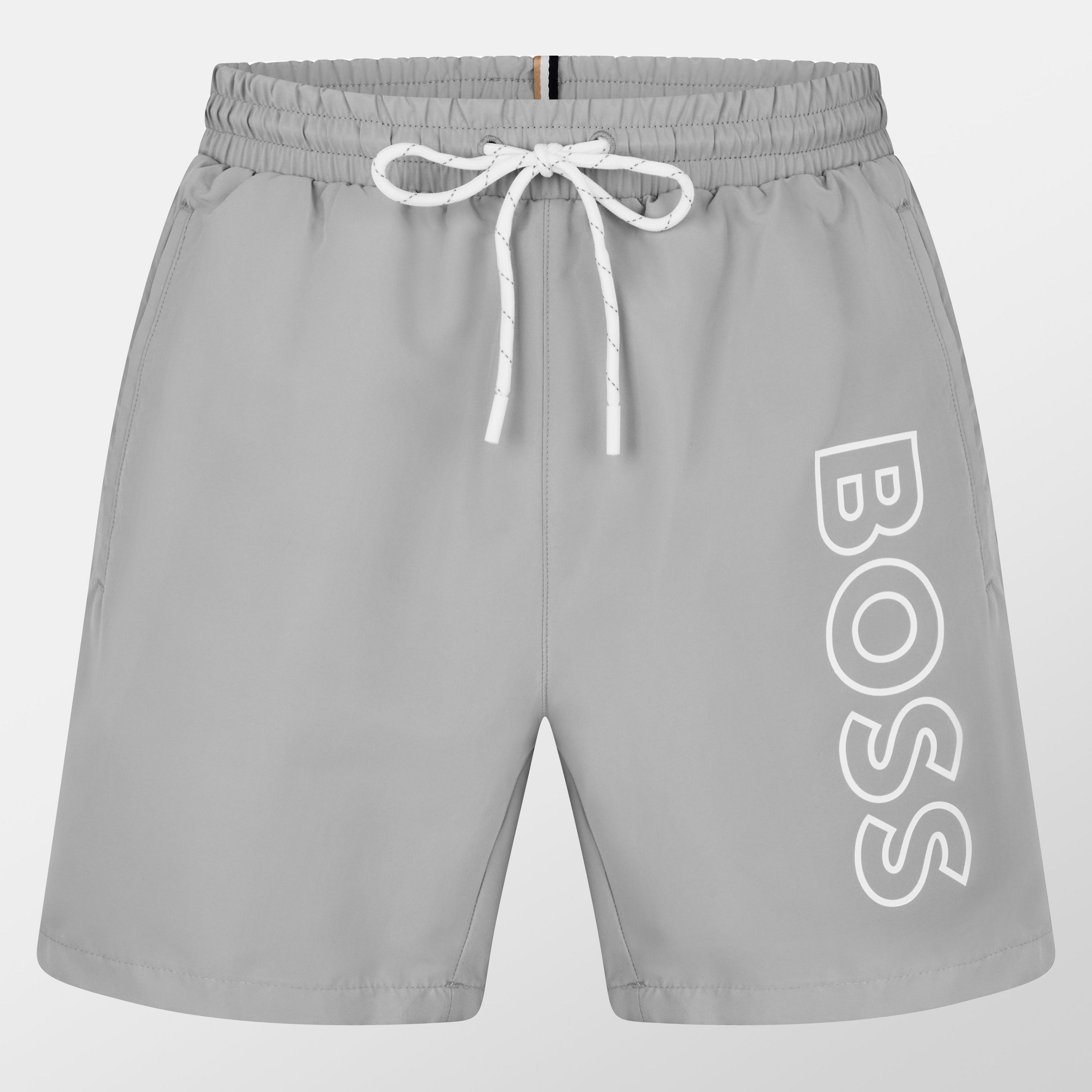 BOSS - Mens BOSS Swim Shorts with Logo Detail (Stormfish)