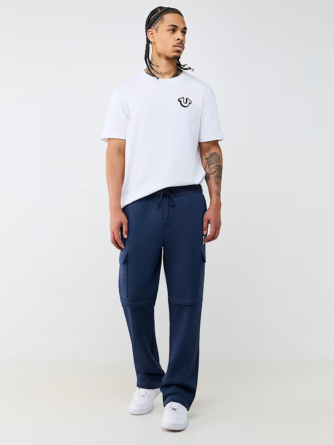 True Religion - Contrast Mfg Cargo Sweatpant